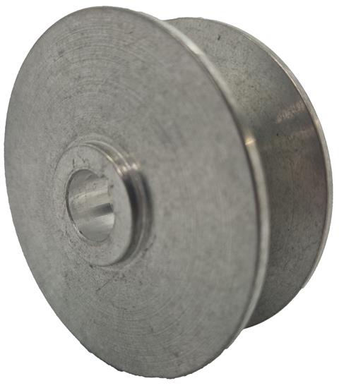 WOSP LMP078-15 - 76mm O.D Aluminium V pulley ⠙ - 22mm belt width)