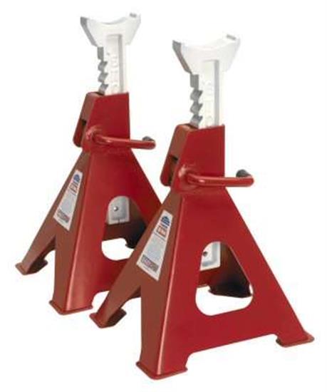 Sealey VS2006 - Axle Stands 6ton Capacity per Stand 12ton per Pair Ratchet Type
