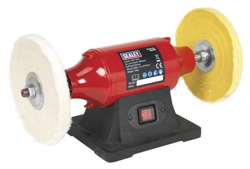 Sealey BB2002 - Bench Mounting Buffer/Polisher 200mm 550W/230V