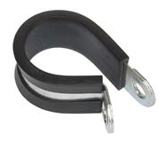 Sealey PCJ25 - P-Clip Rubber Lined Ø25mm Pack of 25