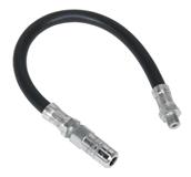 Sealey GGHE300 - Rubber Delivery Hose with 4-Jaw Connector Flexible 300mm 1/8"BSP Gas