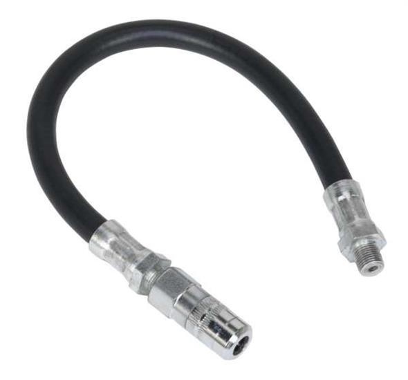 Sealey GGHE300 - Rubber Delivery Hose with 4-Jaw Connector Flexible 300mm 1/8"BSP Gas