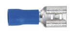 Sealey BT20 - Push-On Terminal 6.3mm Female Blue Pack of 100