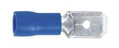 Sealey BT21 - Push-On Terminal 6.3mm Male Blue Pack of 100