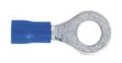 Sealey BT26 - Easy-Entry Ring Terminal Ø6.4mm (1/4") Blue Pack of 100