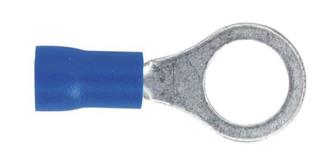 Sealey BT27 - Easy-Entry Ring Terminal Ø8.4mm ʅ/16") Blue Pack of 100