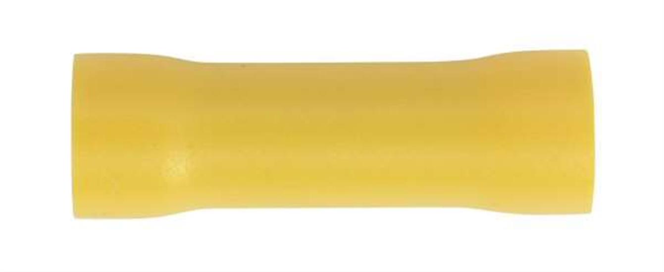 Sealey YT10 - Butt Connector Terminal Ø5.5mm Yellow Pack of 100