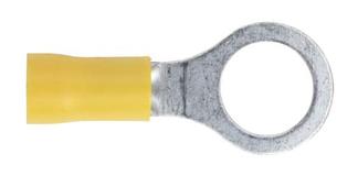Sealey YT16 - Easy-Entry Ring Terminal Ø10.5mm ʃ/8") Yellow Pack of 100