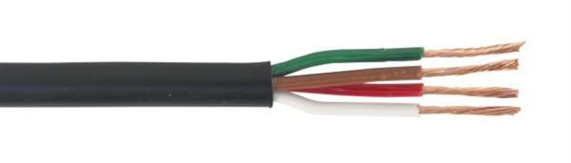 Sealey AC24204CTH - Thin Wall Cable 4 x 0.75mm² 24/0.20mm 30mtr Black