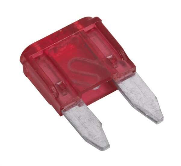 Sealey MBF1050 - Automotive MINI Blade Fuse 10A Pack of 50