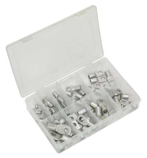 Sealey AB016CT - Copper Lug Terminal Assortment 52pc