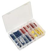Sealey AB038MT - Crimp Terminal Assortment 200pc Blue, Red & Yellow