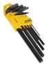 Siegen S01091 - Hex Key Set 9pc Long Metric