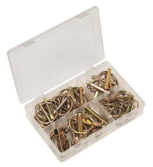 Sealey AB022LP - Linch Pin Assortment 50pc Metric