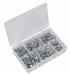 Sealey AB031FN - Flange Nut Assorted 390pc Serrated Metric M5-M12 DIN 6923