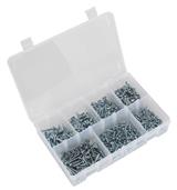 Sealey AB060SDS - Self Drilling Screw Assortment 500pc Pan Head Phillips Zinc D7504N