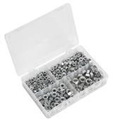 Sealey AB029SN - Steel Nut Assortment 320pc 1/4"-1/2"UNF DIN 934