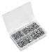 Sealey AB029SN - Steel Nut Assortment 320pc 1/4"-1/2"UNF DIN 934