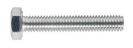 Sealey SS635 - HT Setscrew M6 x 35mm DIN 933 - 8.8 Zinc Pack of 50