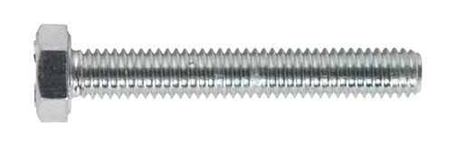 Sealey SS640 - HT Setscrew M6 x 40mm DIN 933 - 8.8 Zinc Pack of 50