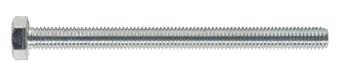 Sealey SS8100 - HT Setscrew M8 x 100mm DIN 933 - 8.8 Zinc Pack of 25