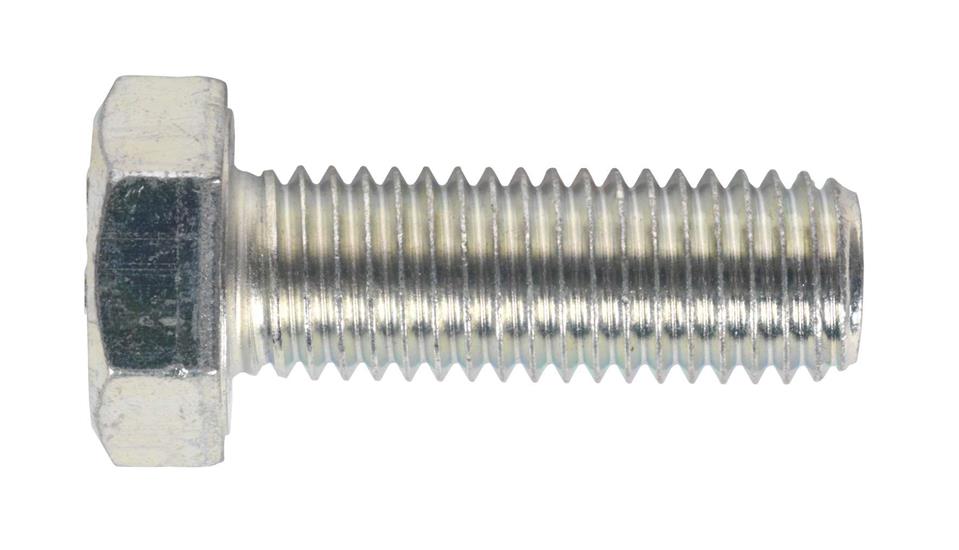 Sealey SS1440 - HT Setscrew M14 x 40mm DIN 933 - 8.8 Zinc Pack of 10