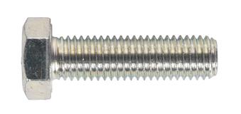 Sealey SS1450 - HT Setscrew M14 x 50mm DIN 933 - 8.8 Zinc Pack of 10