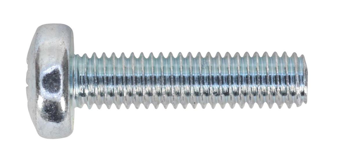 Sealey MSP520 - Machine Screw M5 x 20mm Pan Head Pozi Zinc DIN 7985Z Pack of100