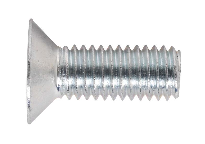 Sealey MSC820 - Machine Screw M8 x 20mm Countersunk Pozi Zinc DIN 965Z Pack of 50