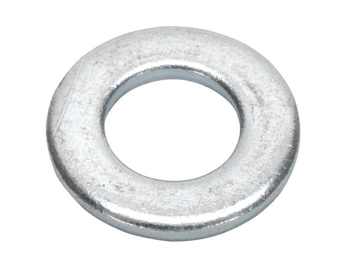 Sealey FWA1021 - Flat Washer M10 x 21mm Form A Zinc DIN 125 Pack of 100