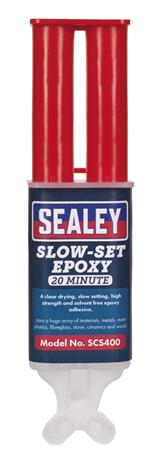 Sealey SCS400 - Slow-Set 20 Min Epoxy Adhesive 25ml