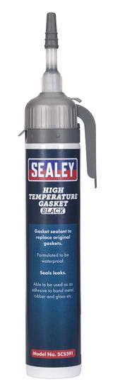 Sealey SCS591 - High Temperature Gasket Sealant Black 200ml