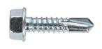 Sealey SDHX6325 - Self Drilling Screw 6.3 x 25mm Hex Head Zinc DIN 7504K Pack of 100