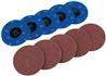 Draper 75616 (SD3AB) - Ten 75mm 80 Grit Aluminium Oxide Sanding Discs