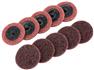 Draper 75623 (SCP2) - Ten 50mm Polycarbide Abrasive Pads (Medium)