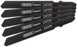 Draper 81729 ʍT118A) - Expert 5 Piece DT118A 92mm Jigsaw Blade Set
