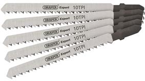 Draper 81716 ʍT101B) - Expert 5 Piece DT101B 100mm Jigsaw Blade Set