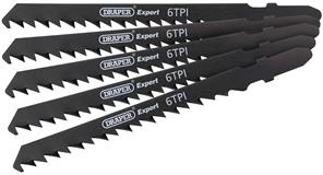 Draper 81726 ʍT144DP) - Expert 5 Piece DT144DP 100mm Jigsaw Blade Set