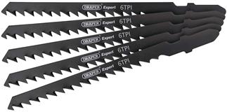 Draper 81727 ʍT244D) - Expert 5 Piece DT244D 100mm Jigsaw Blade Set