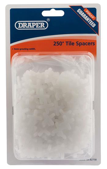 Draper 82758 (TS2/A) - 5mm Tile Spacers ʊpprox 250)
