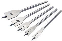 Draper 84451 ⣻/5/C) - Expert 5 Piece Flat Wood Bit Set