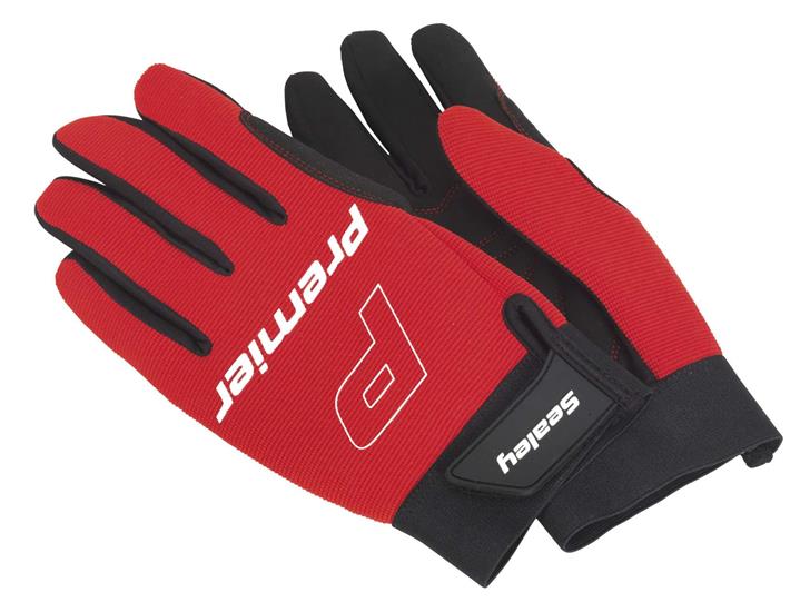 Sealey MG796L - Mechanic's Gloves Padded Palm - Large