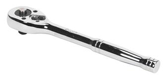 Siegen S0705 - Ratchet Wrench 3/8"Sq Drive Pear-Head Flip Reverse