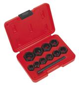 Sealey AK8183 - Bolt Extractor Set 10pc Spanner Type