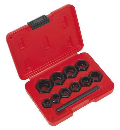 Sealey AK8183 - Bolt Extractor Set 10pc Spanner Type