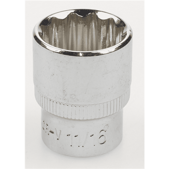 Sealey Ak2672.V2-07 - Socket 3/8"Dr 11/16"⠒pt)