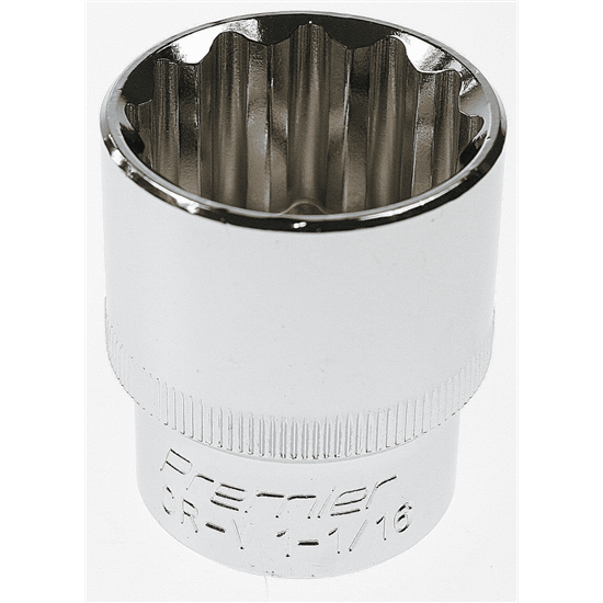 Sealey Ak2674.V2-12 - Socket 1/2"Dr 1/16"⠒pt)