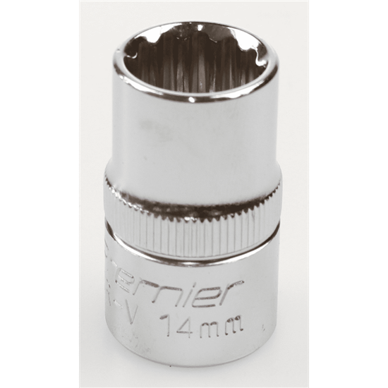 Sealey Ak2684.V2-04 - Socket 1/2"Dr 14mm ⠒pt)