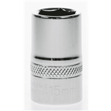 Sealey Ak2742.06 - Socket 1/2"Dr 15mm 'Total Lok-On' ʆpt)