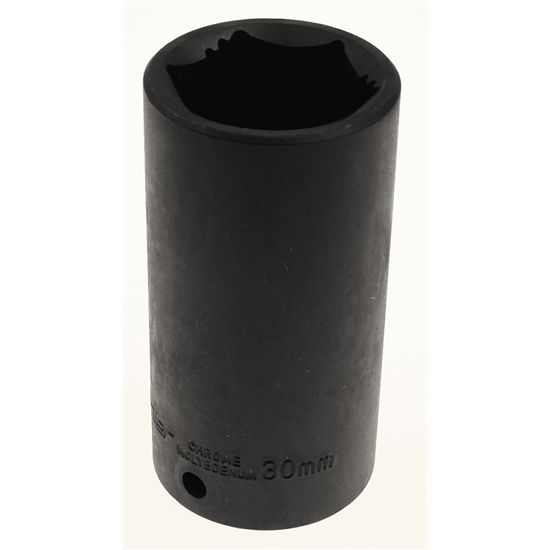 Sealey Ak5817m.15 - Impact Socket 1/2"Dr 30mm 'Deep' (Lock-On) 6pt